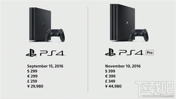 PS4 Pro真机亮相 三明治造型/厚30%/4K/HDR