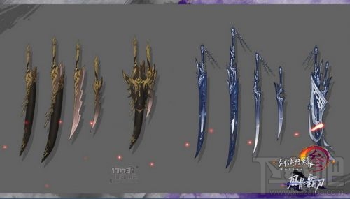 剑网3霸刀橙武曝光 霸刀全套橙色武器预览图