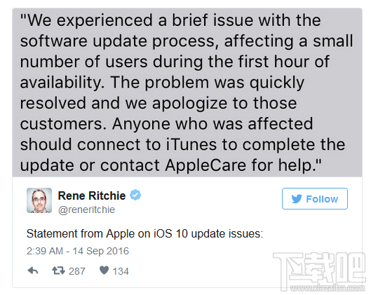 iOS 10升级后变砖苹果已修复 但还是注意备份