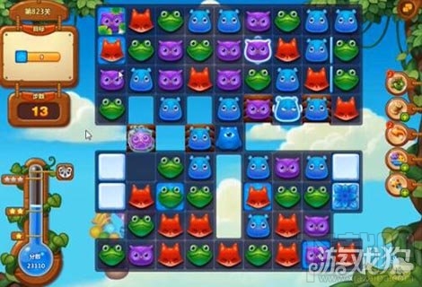 开心消消乐823关三星过关图文攻略