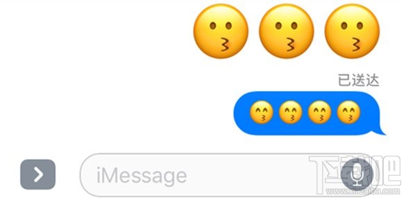 某编iOS 10全新iMessage试用 似曾相识全算颠覆！
