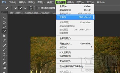 photoshop CC怎么快速反选？ps反选快捷键