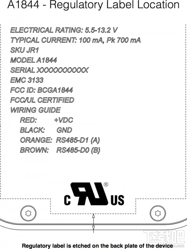 苹果神秘新设备曝光 型号A1844 