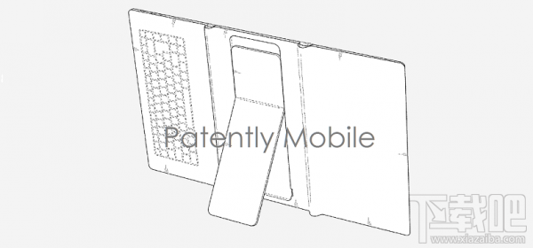三星设计专利:三段式可折叠平板