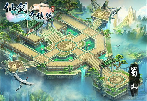 仙剑奇侠传3D回合场景手稿