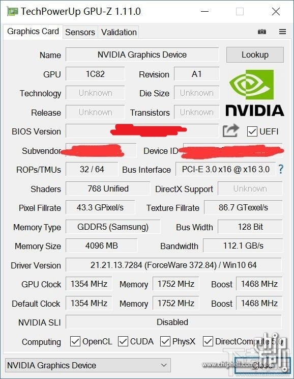 NVIDIA GTX 1050 Ti显卡曝光谍照和跑分 即将发布