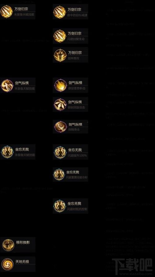 剑侠世界手游各职业属性
