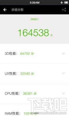 锤子T3手机性能爆表：跑分达16万+