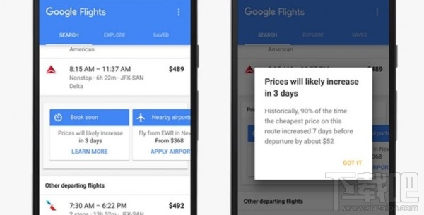 谷歌为Google Flights增加新功能 确保用户了解机票信息