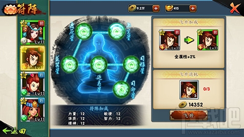 宝莲灯手游六大星君符阵系统介绍