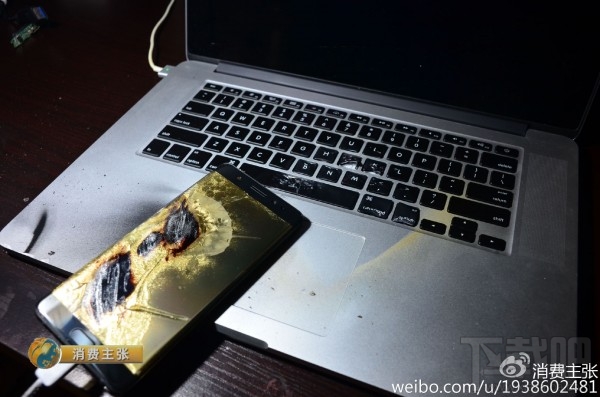 国内消费者送检安全Note 7检测报告证明是电池自燃