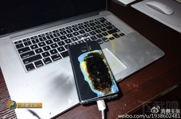 国内消费者送检安全Note 7检测报告证明是电池自燃