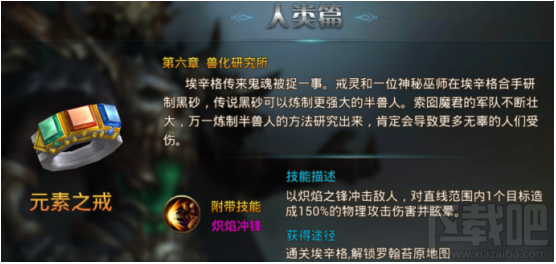 永恒纪元：戒 魔戒说明之人类篇