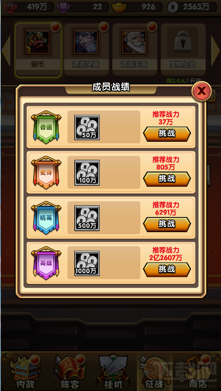 三国挂机名将传日常副本玩法攻略