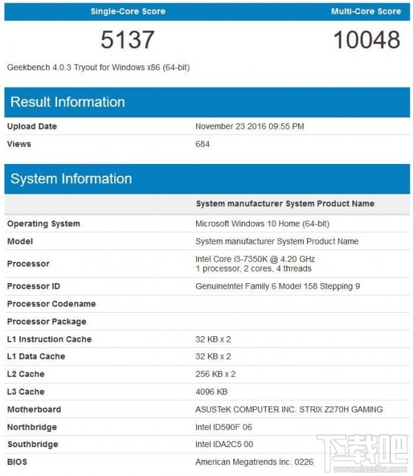 英特尔第七代Core i3泄露跑分性能惊人：超前两代Core i5