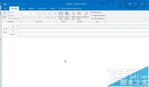 outlook2013邮件中怎么删除回车符号?