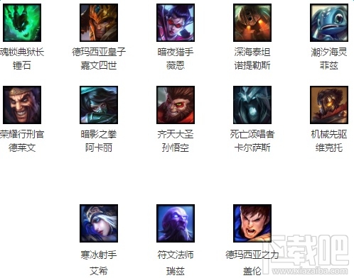 lol1月20日周免英雄更新2017 lol周免英雄查询1.20
