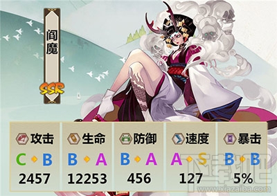 阴阳师手游SSR式神六星满级属性面板介绍