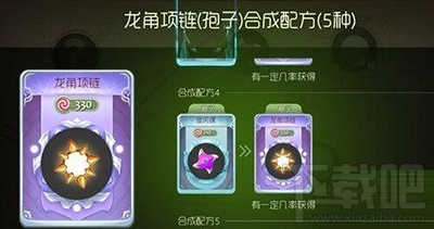 球球大作战龙角项链孢子皮肤怎么合成？
