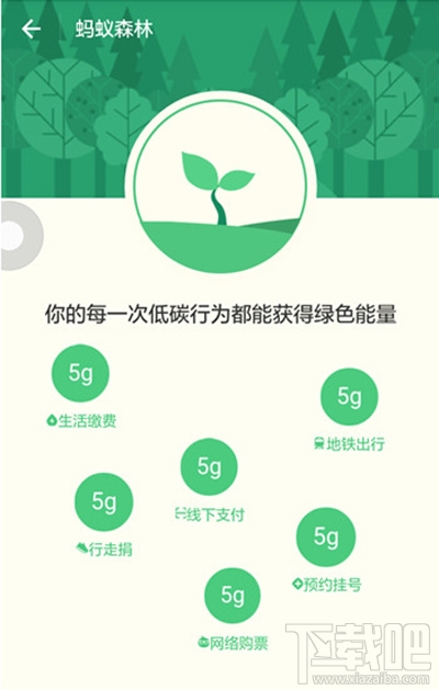 支付宝蚂蚁森林线下支付是什么？