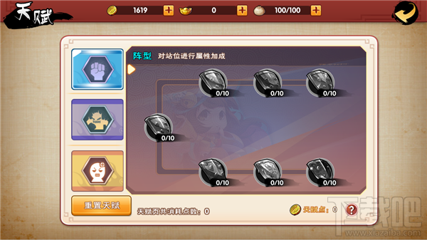 五虎战将天赋系统介绍