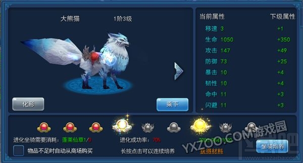 永恒仙域坐骑系统作用介绍 坐骑系统如何使用