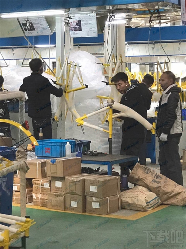 国内比较大共享单车工厂高能产量：10分钟下线16辆