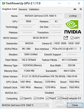 NVIDIA新旗舰 GeForce GTX 1080 Ti真机评测