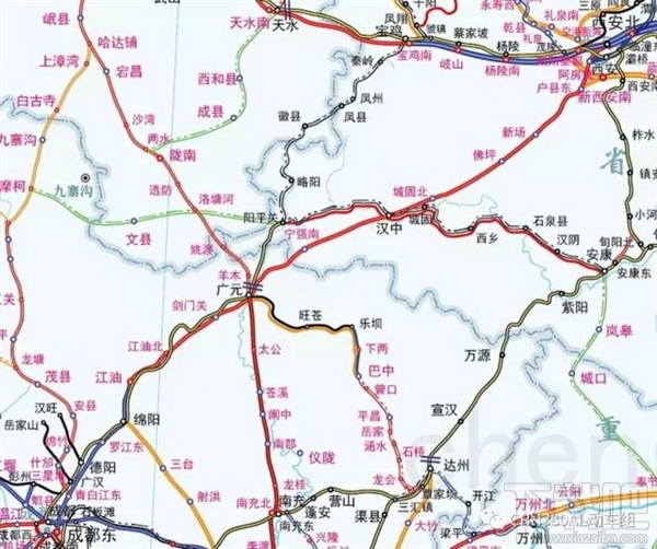 2017高铁开通线路图：平均时速250