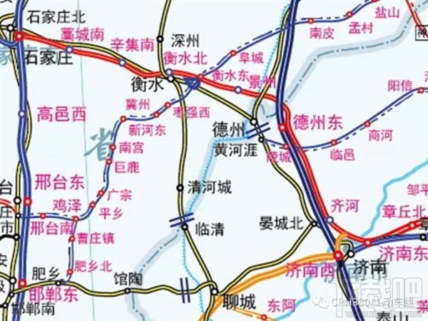 2017高铁开通线路图：平均时速250