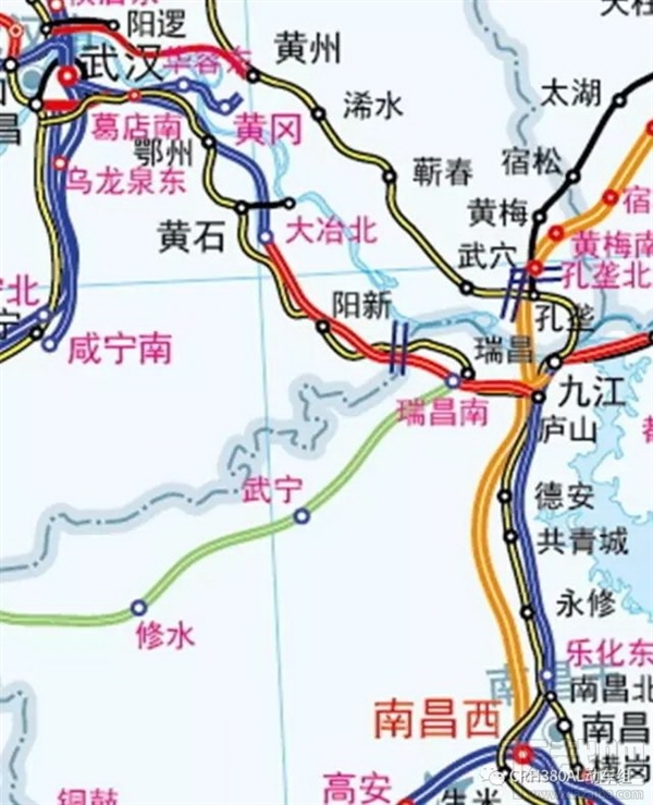2017高铁开通线路图：平均时速250