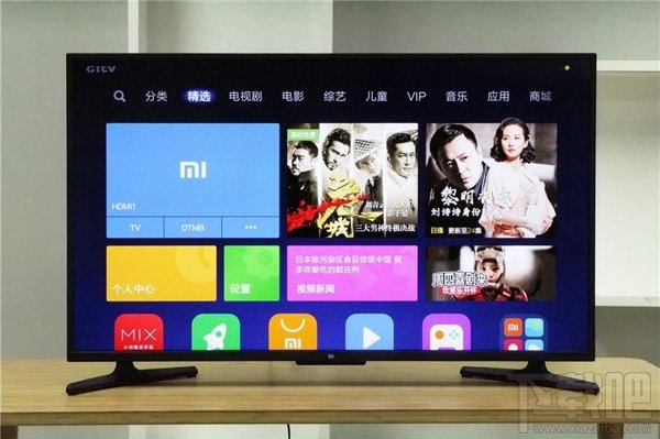 小米电视4A开箱：家族设计+扁平化UI+窄边框