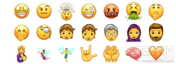 全新的emoji表情要来了：小黄脸也能挤眉弄眼了