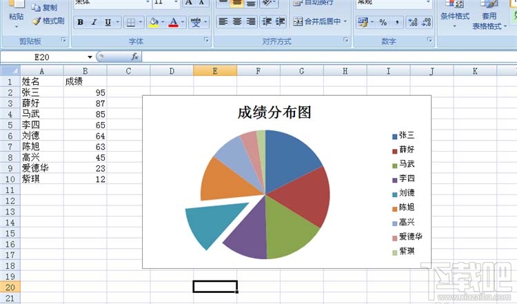 excel怎麼製作餅形圖反應數據規律