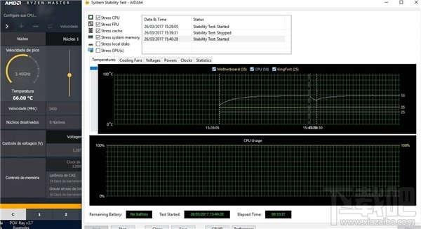 AMD Ryzen 5处理器更多跑分细节曝光：满载拷机66度
