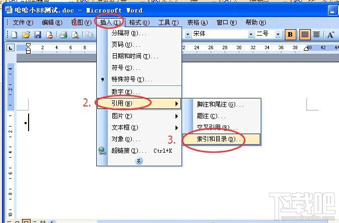 office2016目录和索引怎么添加