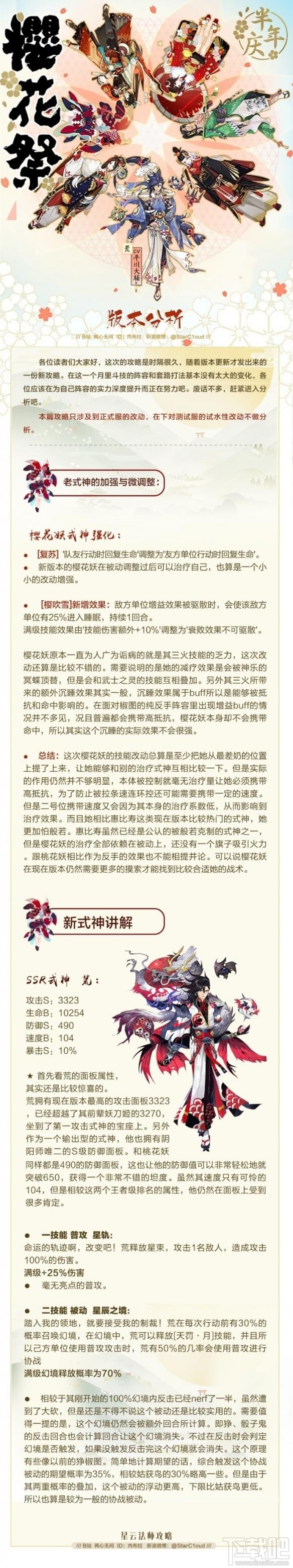 阴阳师手游樱花祭解析 新式神技能点评