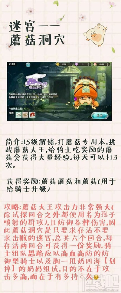 王与异界骑士蘑菇蘑菇大王打法技巧
