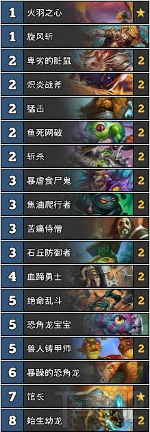 炉石传说安戈洛登顶卡组 2017炉石传说登顶卡组