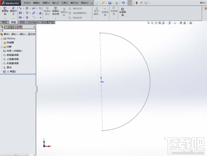 SolidWorks立体的圆球怎么画