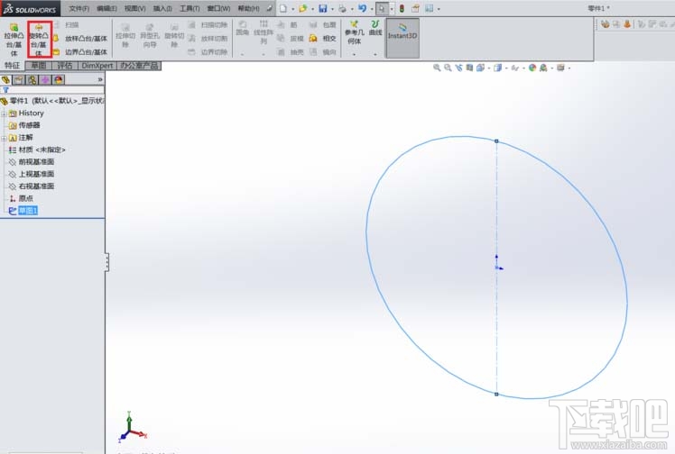 SolidWorks立体的圆球怎么画