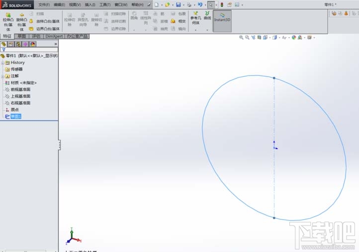 SolidWorks立体的圆球怎么画