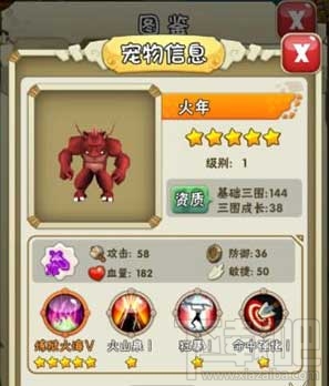 石器时代火年宠物怎么样？石器时代火年宠物介绍