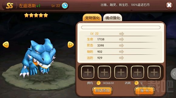 石器时代宠物如何强化？石器时代宠物强化攻略