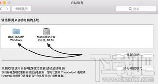 苹果电脑开机切换系统教程