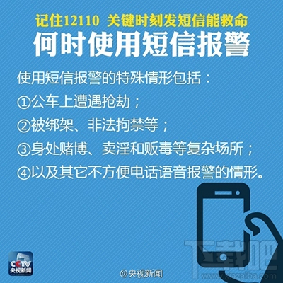 报警短信12110怎么用