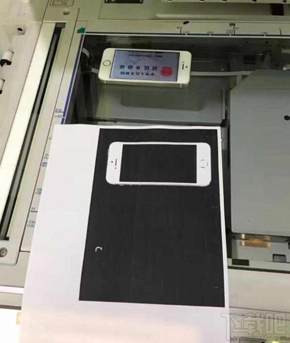 iPhone屏幕内容为什么复印机无法复印
