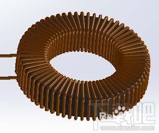 SolidWorks沿着圆环画螺旋线方法