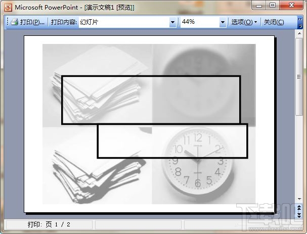 ppt2016灰度打印某些文字看不到怎么办