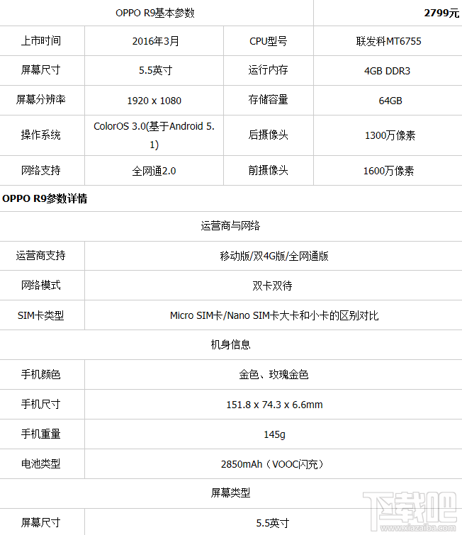 小米6和oppor9區別對比評測